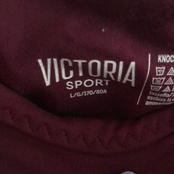 Victoria Sport Maroon Leggings - Picture 2 of 4